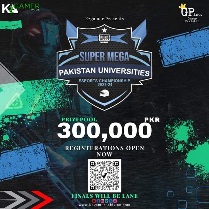 K2Gamer Unveils Super Mega PUBG Championship 2023-24 for Pakistan Universities/Colleges