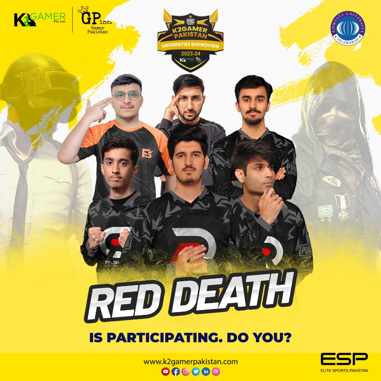 Comsats University Islamabad @RED DEATH in PubgM