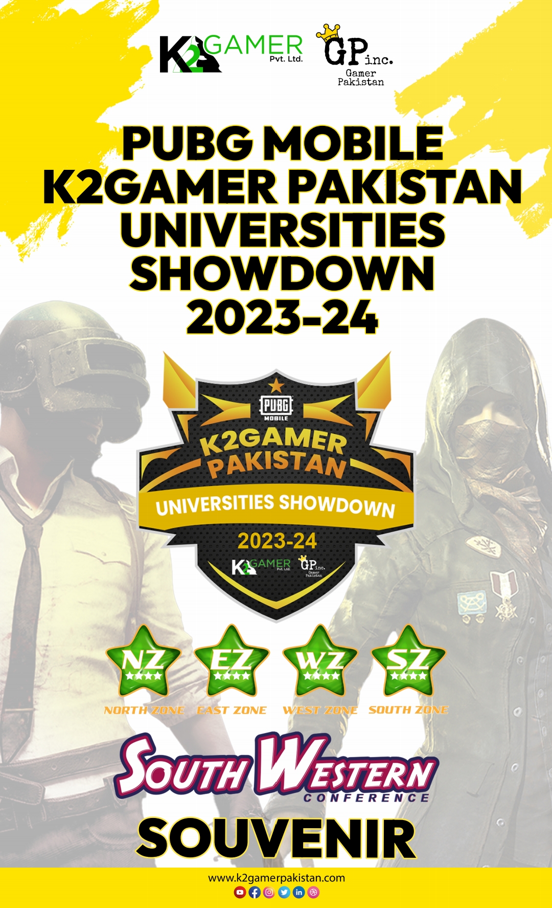 PUBG MOBILE K2GAMER PAKISTAN UNIVERSITIES SHOWDOWN 2023-24 LAN Qualifier event!